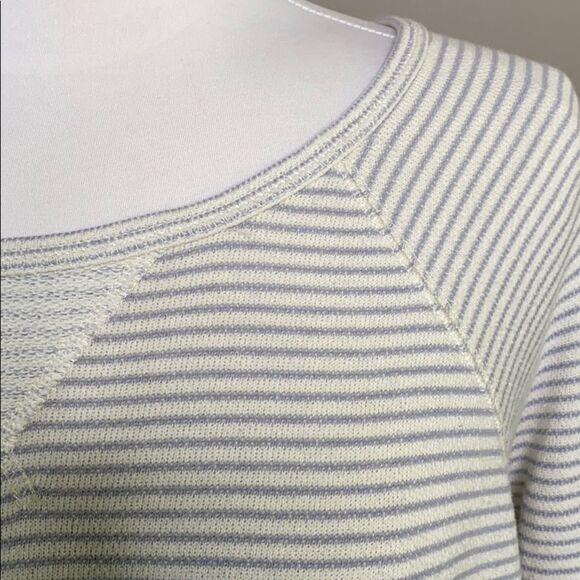 Soft joie Rolled Cuff Altair Sweater Blue/ Cream - Picture 3 of 6